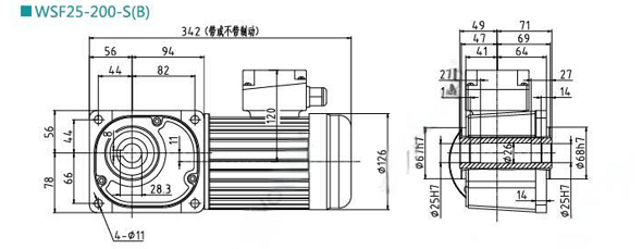 WSF25-200-S(B)減速機(jī) WSF25-200-S(B)減速機(jī)