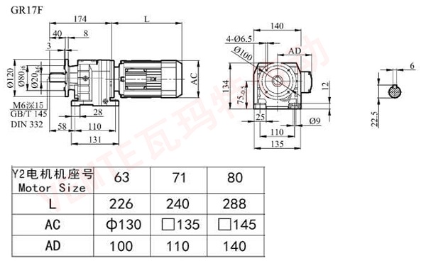 R17F減速機(jī)圖紙 R17F減速機(jī)圖紙